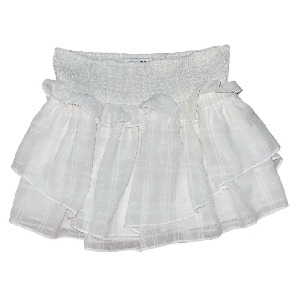 Do + Be white ruffle skirt women’s size large